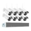 QDVOPHZA H.265 Wireless CCTV System 8CH 1080P Tuya NVR 2MP Outdoor Waterproof WiFi IP Security Camera Audio Video Surveillance Kit(None,8CH NVR with 8Cam) view 1