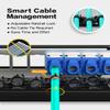 Enmane Patch Panel 12 Port Blank Keystone Patch Panel STP&UTP Compatible with LC/SC/ST/FC/USB/HDMI Keystone Jack for Desk Mount& Wall Mount view 3
