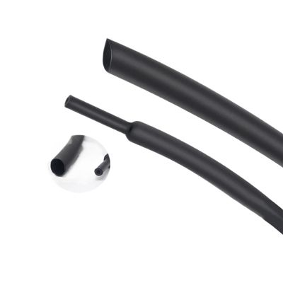 LIXIAOC 5 Meters/lot DIY Black 2:1 Cable Sleeve 1mm 1.5mm 2mm 2.5mm 3mm 3.5mm 4mm 5mm 6mm Heat Shrink Tubing Tube(1mm (5 Meter))