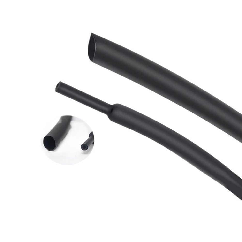 LIXIAOC 5 Meters/lot DIY Black 2:1 Cable Sleeve 1mm 1.5mm 2mm 2.5mm 3mm 3.5mm 4mm 5mm 6mm Heat Shrink Tubing Tube(1mm (5 Meter))