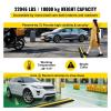 4 Pack Cable Protector Modular Rubber Speed Bump | 1 Channel Driveway Ramp Wire Cover | Wire Protector for Parking Lots and Warehouses view 4