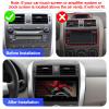 4+64G Android 13 Double Din Car Stereo for Toyota Corolla 2009-2013 with 9 Inch Touchscreen Radio Built-in Wireless Carplay/Android Auto/GPS/Bluetooth/FM/AUX-in/Steering Wheel Controls/Backup Camera view 2