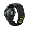 20mm 22mm 26mm Nylon Strap for Garmin Fenix 8 E 7 7X Pro 6 6X 5 5X Plus Quick Fit strap instinctive 2 bracelet(Black Green,20mm) view 3