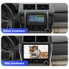 2+32G Android 12 Double Din Car Stereo for Toyota Camry 2012-2014 with 10.1 Inch Touchscreen Radio Built-in Wireless Carplay/Android Auto/GPS/Bluetooth/FM/AUX-in/Steering Wheel Controls/Backup Camera view 3