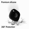 Geiomoo Silicone Case for Tile Mate (2024) Tracker, Soft Flexible Scratch Resistant Protective Cover with Carabiner (Black) view 4
