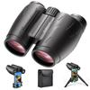 Binoculars 25x30 for Adults with Universal Phone Adapter, Tripod and Tripod Adapter,Large Eyepiece Easy Focus Compact and Waterproof Binoculars for Bird Watching,Hiking and Travel view 1