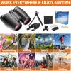 Binoculars 25x30 for Adults with Universal Phone Adapter, Tripod and Tripod Adapter,Large Eyepiece Easy Focus Compact and Waterproof Binoculars for Bird Watching,Hiking and Travel view 4