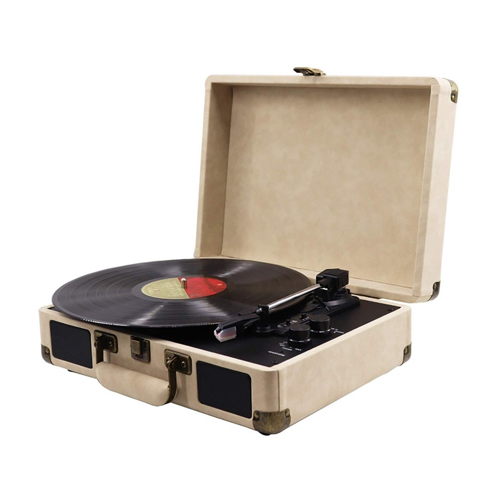 GenSDH Vinyl Record Player Retro Phonograph Vinyl Record Electro-Mechanical Record Player Record Player for Office