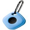 Geiomoo Silicone Case for Tile Mate (2024) Tracker, Soft Flexible Scratch Resistant Protective Cover with Carabiner (Blue) view 1