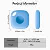 Geiomoo Silicone Case for Tile Mate (2024) Tracker, Soft Flexible Scratch Resistant Protective Cover with Carabiner (Blue) view 3