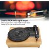 GenSDH Portable Vinyl Record Player,33/45/78 RPM 3-Speed Vinyl Turntable with Stereo Speaker,USB Digital Output Vinyl Stereo Record Player,Support 7In,10In,12In Vinyl Records view 2