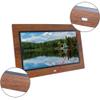 10 Inch LED LCD Digital Photo Frame 1024x600 Full HD 16:9 IPS Display - Wooden Electronic Advertising Machine view 2