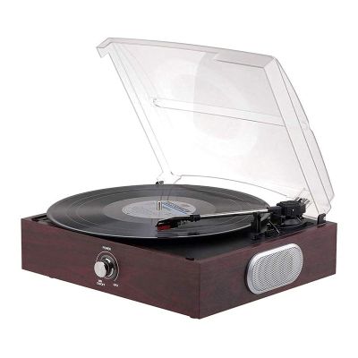 Record Players,Music Box Record Player Turntable with Stereo Speakers Portable Nostalgic Record Player Portable Tab