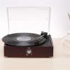 Record Players,Music Box Record Player Turntable with Stereo Speakers Portable Nostalgic Record Player Portable Tab view 2