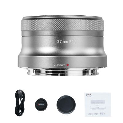 AstrHori AF 27mm F2.8 Auto Focus APS-C Frame Camera Lens Ultra-Compact Pancake Lens,Large Aperture,Prime Mirrorless Camera Lens for Nikon Z Mount ZFC,Z30,Z50,etc(Grey)