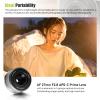 AstrHori AF 27mm F2.8 Auto Focus APS-C Frame Camera Lens Ultra-Compact Pancake Lens,Large Aperture,Prime Mirrorless Camera Lens for Nikon Z Mount ZFC,Z30,Z50,etc(Grey) view 4