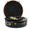 GenSDH Portable Suitcase Vinyl Record Player with Built-in Stereo Speakers,3-Speed Belt-Driven,Turntable Support Headphone Jack,USB Playback/RCA Outputaux-in