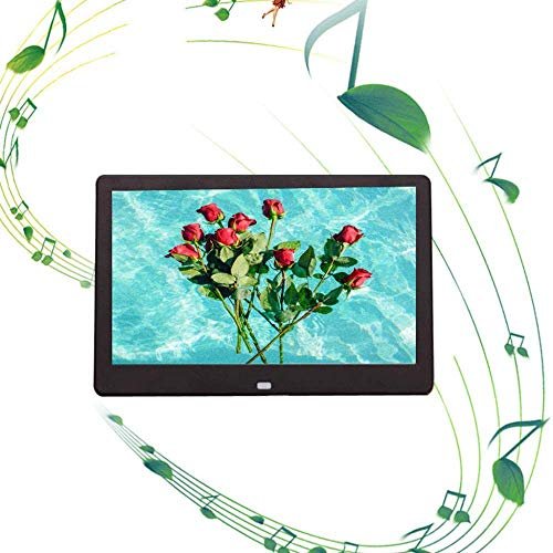 Digital Picture Frames 10 Inch Digital Photo Frame 1024 * 600 High Resolution Full IPS Display - Picture/Music/Video Player/CalendarBlack-10.1