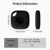 Geiomoo Silicone Case for Tile Mate (2024) Tracker, Soft Flexible Scratch Resistant Protective Cover with Carabiner (Black+Red) view 3