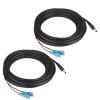 2PCS Trail Camera Power Cord 79-inch(2M), Trail Camera Accessories, 22AWG 3.5x1.35mm DC Plug with 2Amp Fuse Made for IP Camera CCTV Surveillance Security Camera view 1