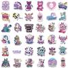 100 Pcs Kawaii Pastel Goth Stickers, Cute Creepy Stickers, Soft Purple Gothic Waterproof Vinyl Gifts for Laptop, Water Bottle,Phone, Luggage, Teens Adults view 2