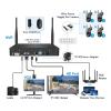 QDVOPHZA 8CH 3MP Wireless Security Camera Kit WiFi PTZ IP Camera Outdoor Auto Tracking Two-Way Audio Full Color Night CCTV Video(1T,8CH NVR 8 Cameras) view 3