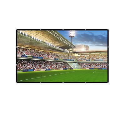 100inch Foldable Projector Screen, Portable Wrinkle-Free Movie Screen for Home Theater, Movie Night, Party, 170 Viewing Angle(100inch 16:9)