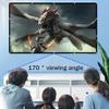 100inch Foldable Projector Screen, Portable Wrinkle-Free Movie Screen for Home Theater, Movie Night, Party, 170 Viewing Angle(100inch 16:9) view 2