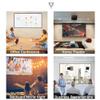 100inch Foldable Projector Screen, Portable Wrinkle-Free Movie Screen for Home Theater, Movie Night, Party, 170 Viewing Angle(100inch 16:9) view 4