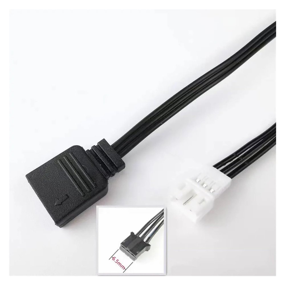 Chunsu TT Memory Vest 3Pin to 5V 3Pin Sync Adapter Cable Control Cables-30cm