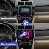 10.1 Inch IPS Touchscreen Android 13 Car Stereo for Toyota Camry 2012-2014 with Wireless CarPlay & Android Auto 4+64GB Car Radio, Support GPS, WiFi 6, Bluetooth,5.4, FM Radio, Backup Camera, SWC, USB view 3