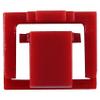 Ruitutedianzi 200Pcs Red RJ45 Port Ethernet LAN Hub Anti Dust Cover Plug Cap Blockout Protector with Proprietary Lock and Key view 2