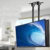 60"-100" Ceiling TV Mount Heavy Duty Dual Pole Dual Screen TV Ceiling Mount TV Ceiling Mount Adjustable Bracket, Max Hole Spacing 900x600mm Up to 132 Lbs view 2