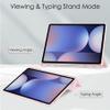 PMPLBEBAZ Tablet Case Suitable for Samsung Galaxy Tab S10 Plus 12.4" 2024 SM-X820 SM-X826B Tablet Cover with Shockproof & Auto Sleep(Lavender) view 2