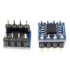 Ruitutedianzi 2Piece OPA627 X2 Turn to Dual Op Amp OPA627 Single Op Amp to Dual Op Amp Module SMD to DIP view 4