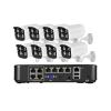 QDVOPHZA 8MP 4K HD Audio Webcam P2P POE Metal IP Camera 4/8CH NVR Lntelligent Motion Human Detection Network Video Monitor Kit(None,8CH NVR 8PCS Camera) view 2