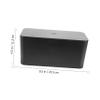 CONGARTENO Socket Storage Box Desktop Organizer Cable Cover Box Organizer Cord Holder for Desk Cable Management view 4