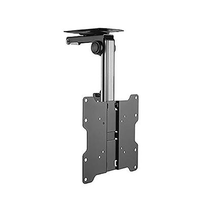 Adjustable Tilt Ceiling TV Mount Fits Most 26 to 45 Inch LCD Monitors, 20kg Load Capacity, Hole Spacing Up to 200-200mm