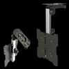 Adjustable Tilt Ceiling TV Mount Fits Most 26 to 45 Inch LCD Monitors, 20kg Load Capacity, Hole Spacing Up to 200-200mm view 2