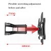 32"-100" Heavy Duty Wall Mount TV Mount Full Motion Articulating Arm Extend Tilt Swivel Large Screen TV Mount Supports Up to 176 Lbs. view 4