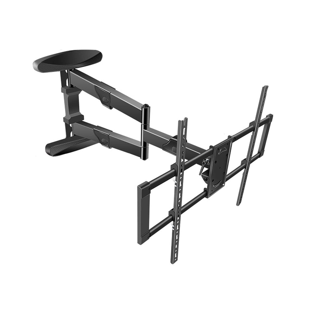 Wall Mount TV Bracket 37"-75" Extend Tilt Swivel Fixed Wall TV Bracket Three Arms Adjustable TV Bracket Max Hole Spacing 800x600mm Up to 82 Lbs