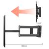 37"-75" Multifunctional TV Wall Mount Full Motion Articulating Arm Swivel Tilt Extension Swivel TV Mount, Max Hole Spacing 600x400mm Up to 87 Lbs view 2