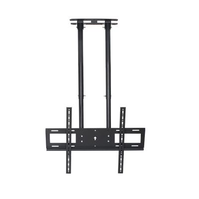 TV Mount TV Ceiling Mount Bracket Telescopic Tilt Adjustable TV Bracket Dual Pole Single Screen Ceiling Mount Suitable for Most 60-100 Inch LED, LCD Flat Screen TV Low Profile Wall Mount Bracket