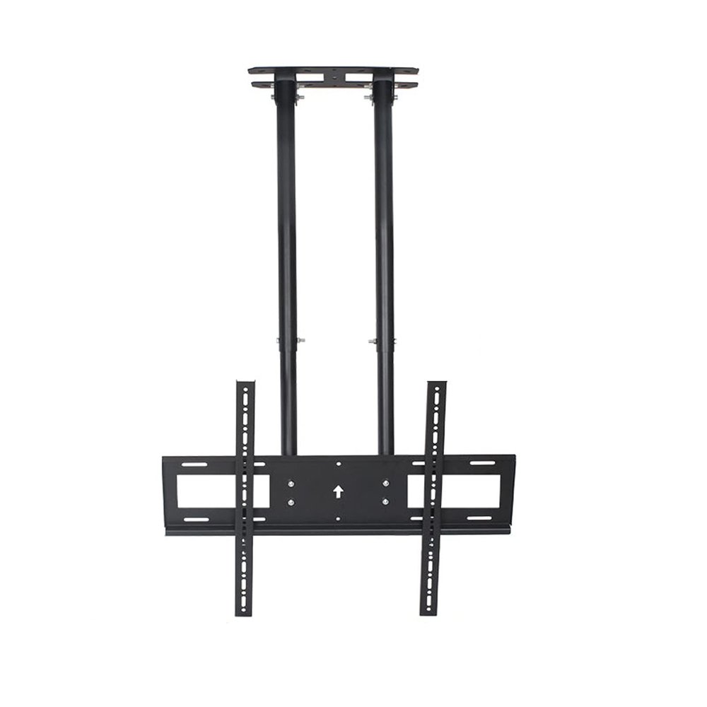 TV Mount TV Ceiling Mount Bracket Telescopic Tilt Adjustable TV Bracket Dual Pole Single Screen Ceiling Mount Suitable for Most 60-100 Inch LED, LCD Flat Screen TV Low Profile Wall Mount Bracket