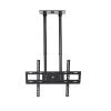 TV Mount TV Ceiling Mount Bracket Telescopic Tilt Adjustable TV Bracket Dual Pole Single Screen Ceiling Mount Suitable for Most 60-100 Inch LED, LCD Flat Screen TV Low Profile Wall Mount Bracket view 1