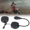 Wisoqu Motorcycle Helmet Bluetooth Headset with HiFi Stereo Sound, IPX56 Water Noise Reduction Helmet Headphone with Music Call Control Automatic Answering view 4