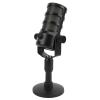 USB Microphone, Computer Condenser Gaming Mic with Colorful Light, Clear Sound Pickup Adjustable Volume HiFi PC Microphone for Streaming Broadcast and Videos view 1