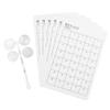 Optical Flipper Set, Modern Eye Exercise Tool, 150 Degree Adjustable Optometry Plastic Flip, with 6pcs Visual Card, for Eye Care and Vision Improvement Anywhere (200 Degrees) view 1