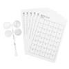 Optical Flipper Set, Modern Eye Exercise Tool, 150 Degree Adjustable Optometry Plastic Flip, with 6pcs Visual Card, for Eye Care and Vision Improvement Anywhere (150 Degrees) view 1