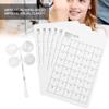 Optical Flipper Set, Modern Eye Exercise Tool, 150 Degree Adjustable Optometry Plastic Flip, with 6pcs Visual Card, for Eye Care and Vision Improvement Anywhere (150 Degrees) view 3